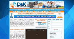 Desktop Screenshot of dkairsystems.com